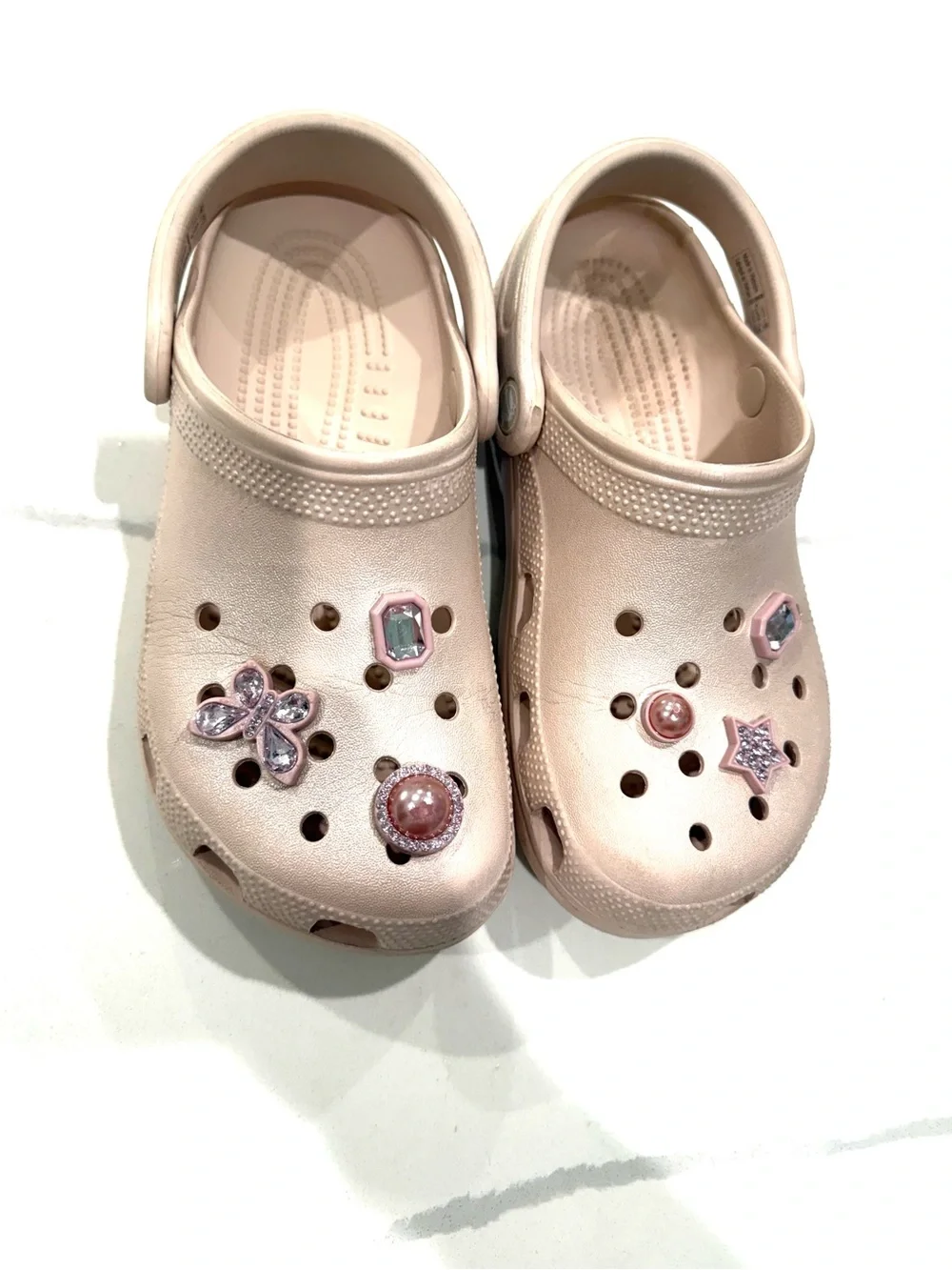 Gemstone Shimmer Crocs-Size J4